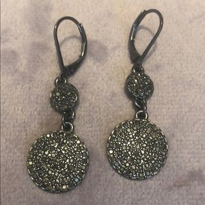 Sparkly Black Earrings